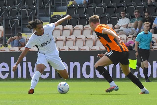 Jayden Luker gets a first start this afternoon - pic: Andy Fitzsimons