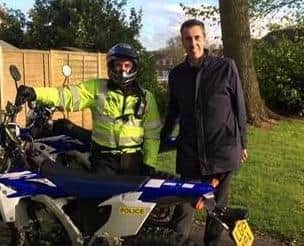 Andrew Selous MP, out and about in South West Bedfordshire