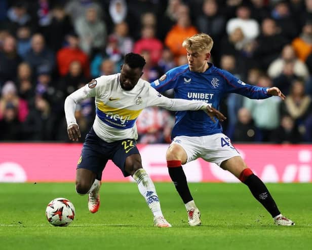 Ross McCausland in action for Rangers - pic: Ian MacNicol/Getty Images