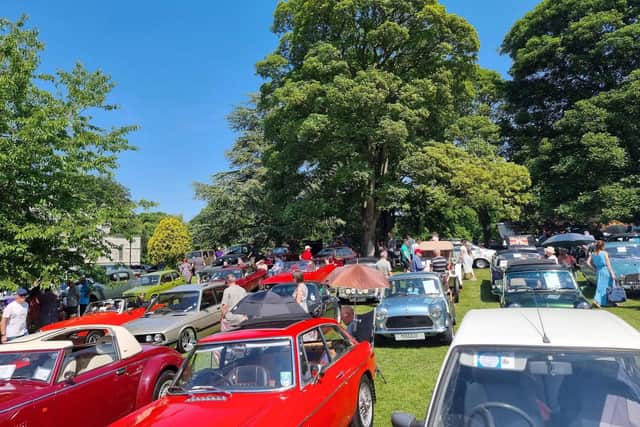 Pictured: The cars in the Priory Gardens
