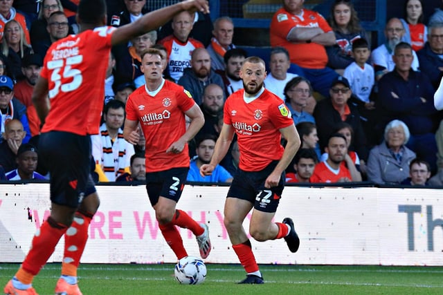 Led Town’s press from midfield with his usual gusto and energy as the Hatters were on the front foot in the opening 45. A tactical switch made it harder after the break, but he never stopped closing his men down when the Terriers dominated possession.
