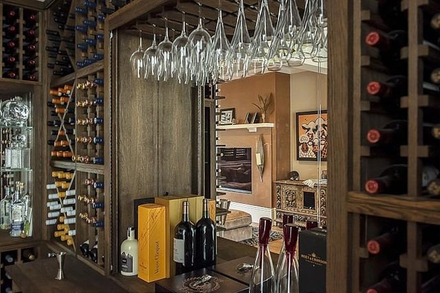 Imagine setting into your own wine room and enjoying a tipple...