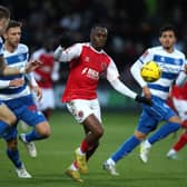 Carlos Mendes Gomes on the ball against QPR in the FA Cup at the weekend
