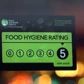 LONDON, ENGLAND - FEBRUARY 09: A Food Standards Agency rating certificate is pictured in the window of a restaurant on February 9, 2015 in London, England. Claims have been made that some restaurants are ignoring food hygiene standards ratings. (Photo by Carl Court/Getty Images)