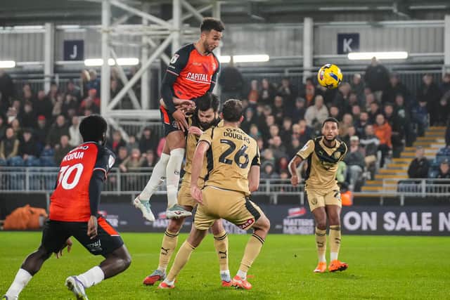 Former Luton striker Jacob Brown has signed for Reading - pic: Duncan Jack / PRiME Media Images