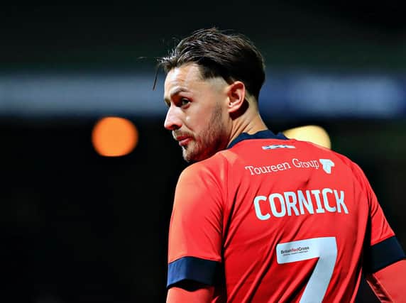 Forward Harry Cornick has left the Hatters for Bristol City