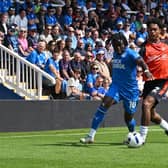 Reuell Walters in action against Peterborough on Saturday - pic: David Lowndes