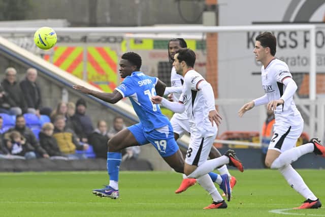 Luton are forced to defend against Peterborough this afternoon - pic: David Lowndes