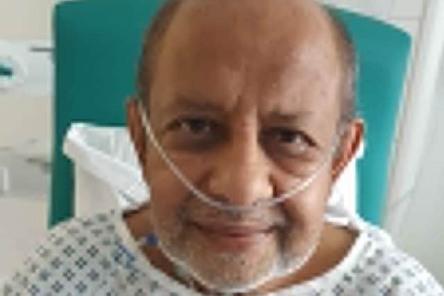 Kidney transplant patient Syed Haider Naqui