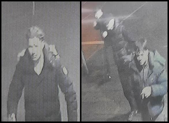 Do you know these men? Picture: Beds Police