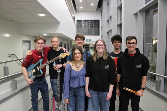 Luton Sixth Form College's music students took part in the Battle of the Bands showcase