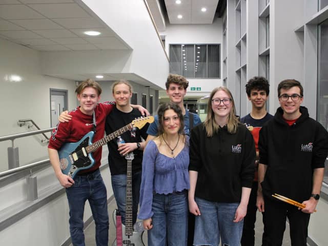 Luton Sixth Form College's music students took part in the Battle of the Bands showcase