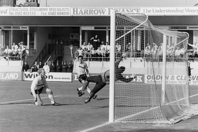 With the Hatters needing to win to stay in Division One and Crystal Palace having one eye on their FA Cup Final, Town did just that. In the final moments, Iain Dowie turned Jason Rees' cross past Nigel Martyn to keep Luton’s heads above water for another week.
