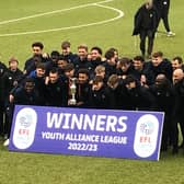 The title-winning Luton Town U18s