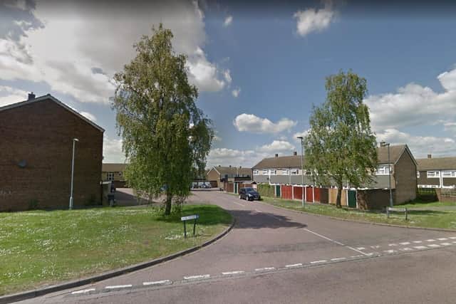 General view of Axe Close, Luton. (Google)