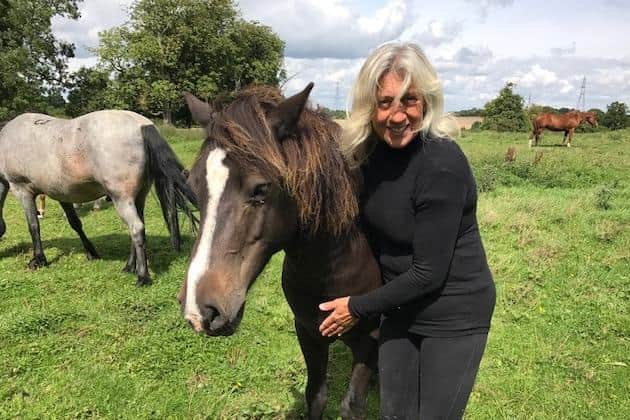 Julie Blake, founder of Cecil’s Horse Sanctuary