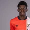 Jamie Odegah scored for Luton Town U18s against AFC Wimbledon U18s - pic: Luton Town FC