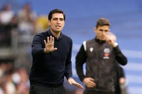 New Bournemouth boss Andoni Iraola during his time as head coach of Rayo Vallecano - pic: Florencia Tan Jun/Getty Images