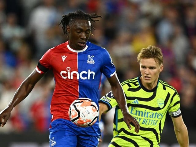 GK: Dean Henderson, Sam Johnstone, Remi Matthews. DEF: Joachim Andersen, Nathaniel Clyne, Nathan Ferguson, Marc Guehi, Rob Holding, Tyrick Mitchell, Chris Richards, James Tomkins, Joel Ward. MID: Cheick Doucoure, Eberechi Eze (pictured), Will Hughes, Jefferson Lerma, Michael Olise, Jairo Riedewald, Jeffrey Schlupp. FWD: Jordan Ayew, Odsonne Edouard, Jean-Philippe Mateta.