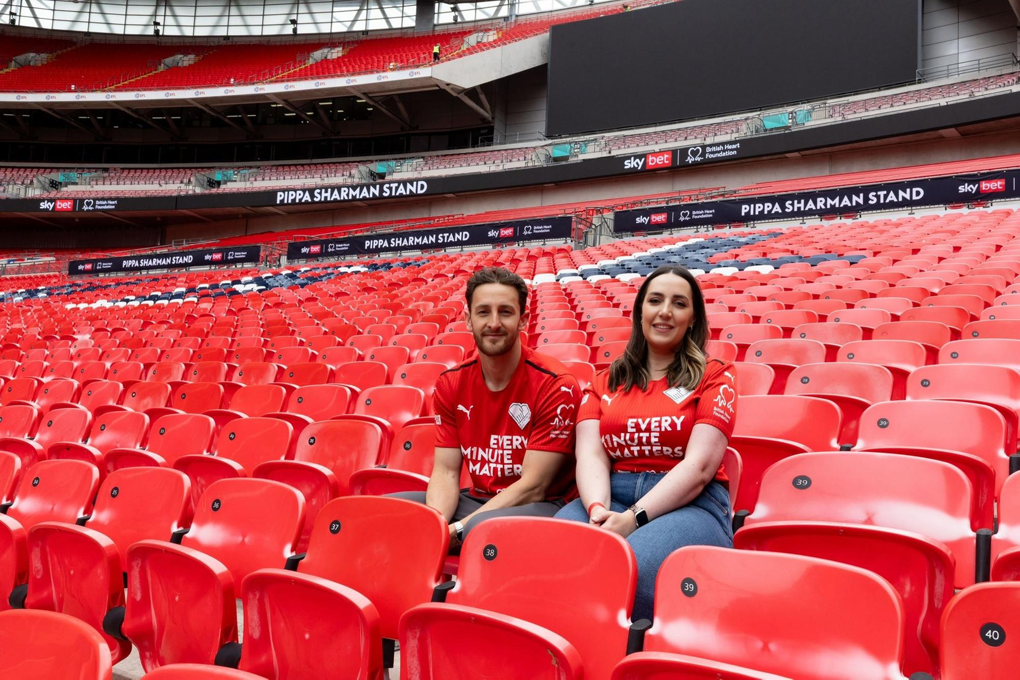 Wembley Stadium stand renamed after woman who saved Luton Town fan's life