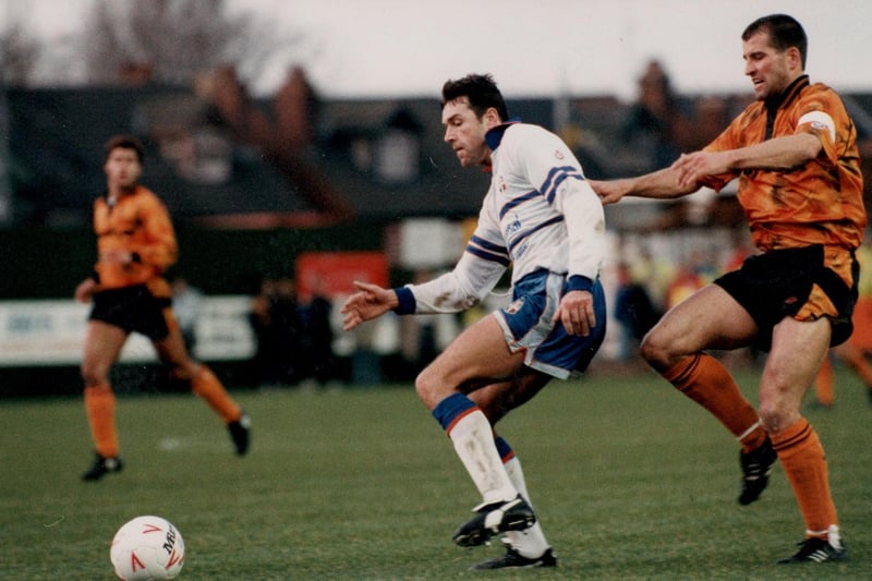 One of two players who started every single game of the season for the Hatters, scoring twice in the matches against Manchester City and Chelsea. Went to Stoke, Bradford, Cambridge United and Stevenage after leaving Town in 1994, with management spells at a host of clubs including Preston, Oldham and Barnet. Now assistant boss at Burton Albion.