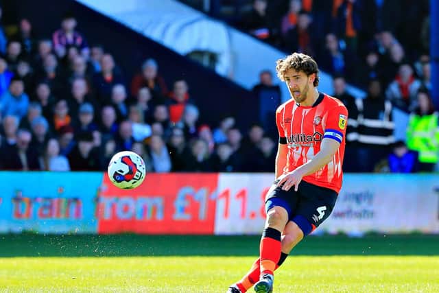 Tom Lockyer during his time at Kenilworth Road - pic: Liam Smith
