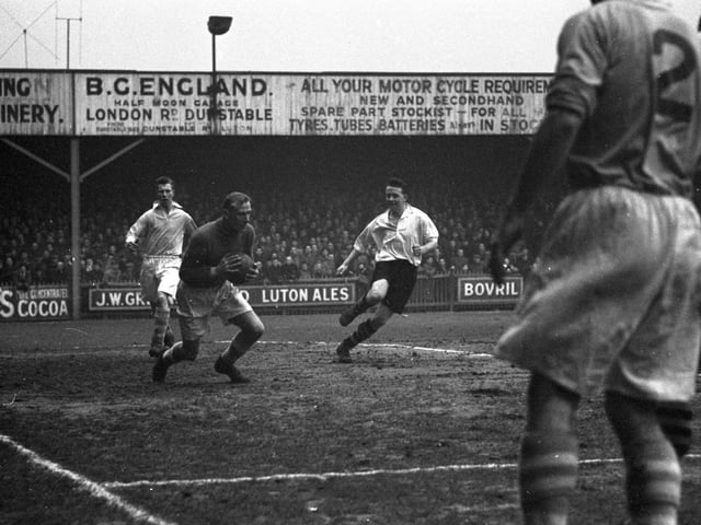 Luton went to Bramall Lane on Boxing Day and thrashed the Blades in front of almost 30,000 as Mick Cullen (pictured), Gordon Turner, Reg Pearce and Bob Morton found the net. Town completed the double just 24 hours later, with the return game seeing Luton win 2-1 at Kenilworth Road on December 27.