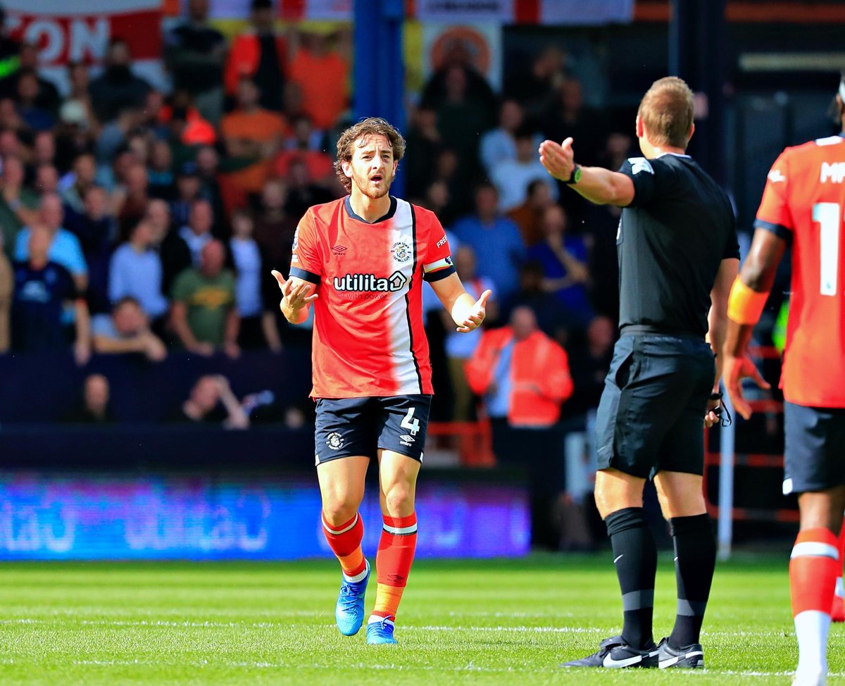 Hatters boss hits out a 'ridiculous' rule that saw Luton have to defend a Spurs attack with nine men