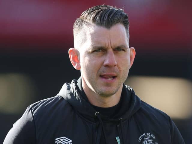 Luton Town boss Matt Bloomfield