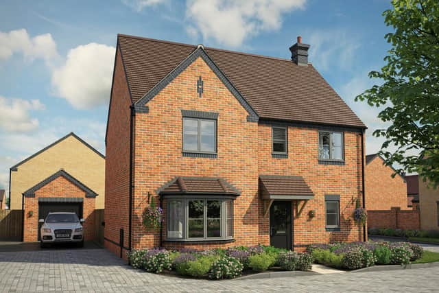 Three- and four-bedroom homes are available to buy now, with two- and five-bedroom options in the next phase