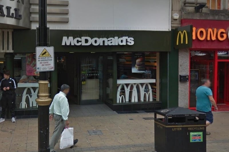On November 15, McDonalds Restaurants Ltd at 46 George Street was given a score of 5.