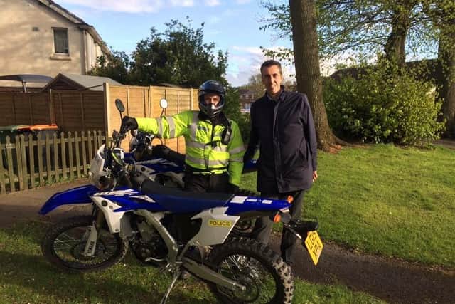 Andrew Selous MP is campaigning against illegal motorcyclists