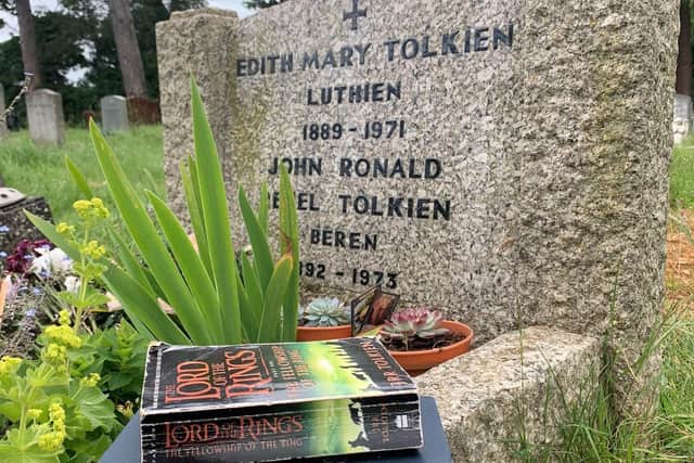 The five day quest is finally over - at Tolkein's grave.