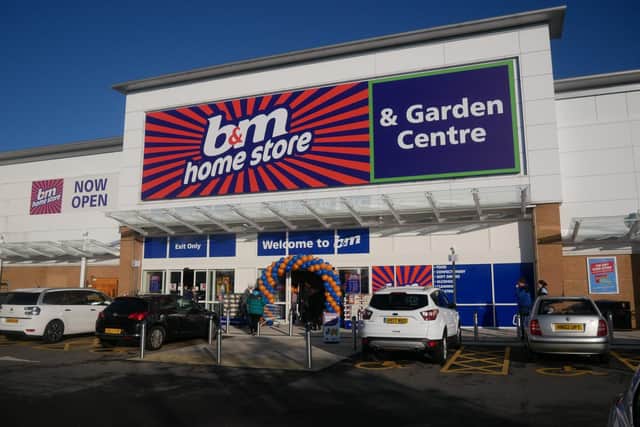 The B&M store in Ocean Retail Park, Portsmouth, has a garden centre out the back of the store. The shop has a rating of 4.1 out of five on Google, with 441 reviews.