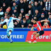 Andros Townsend delivers a cross against Crystal Palace - pic: Liam Smith