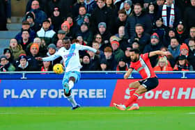 Andros Townsend delivers a cross against Crystal Palace - pic: Liam Smith