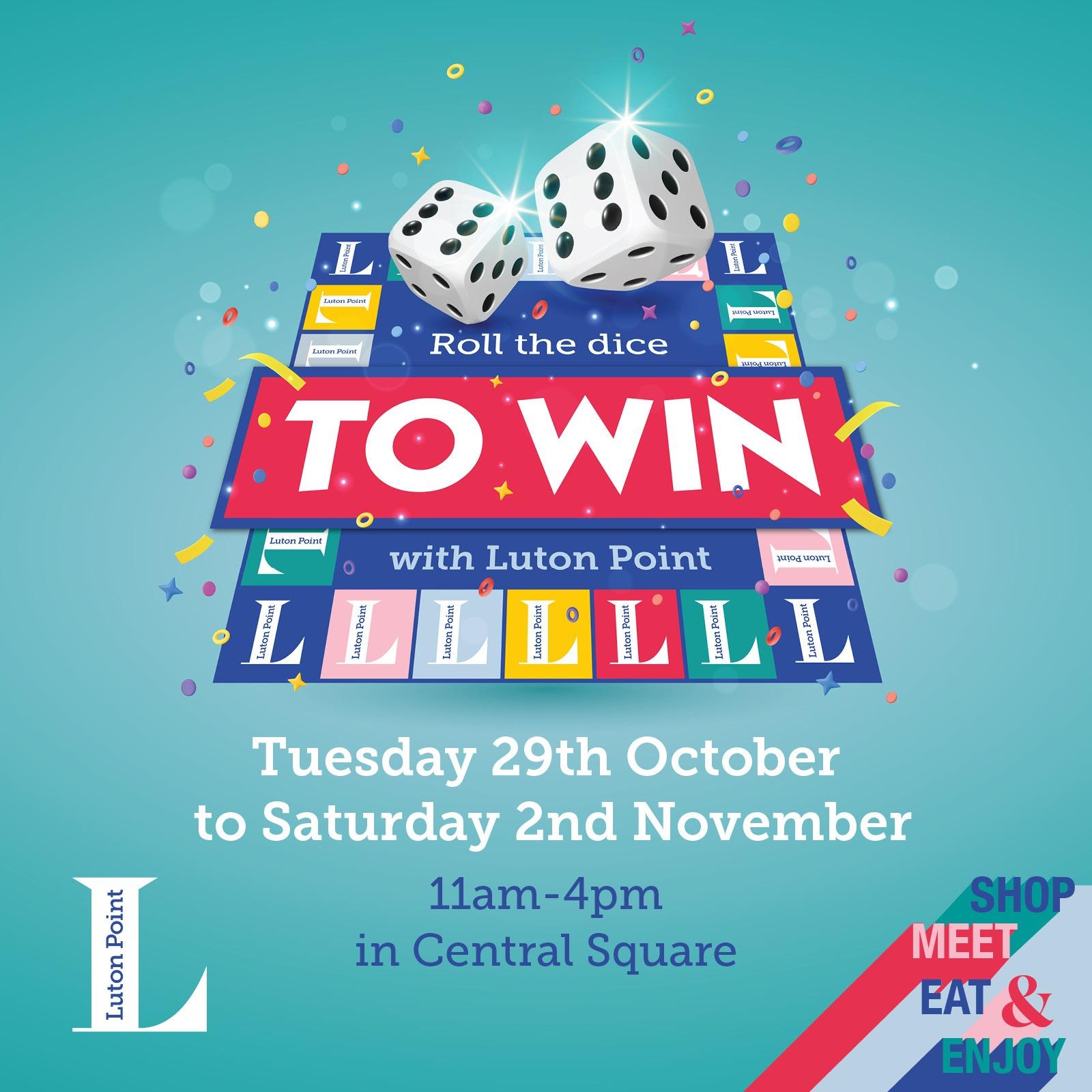 Shoppers can Roll to Win at Luton Point this half term