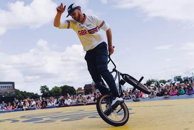Matti Hemmings European Flatland BMX Champion