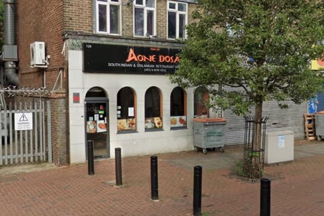 A One Dosa at 129 Dunstable Road was rated on January 12