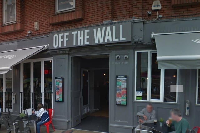 Off The Wall at 6 to 8 Park Street was rated on January 16