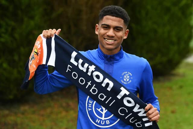 Luton have announced the loan signing of Leeds United defender Cody Drameh