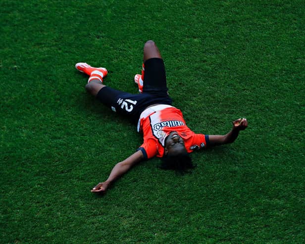 Issa Kabore suffered a season-ending injury against Brentford on Saturday - pic: Liam Smith