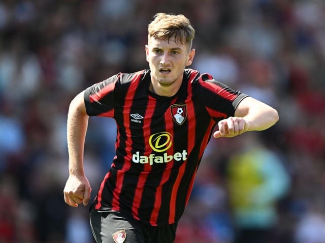 GK: Mark Travers, Ionut Radu, Neto, Darren Randolph. DEF: Max Aarons, Ryan Fredericks, Lloyd Kelly, Chris Mepham, Marcos Senesi, Adam Smith. MID: Tyler Adams, Philip Billing, Ryan Christie, Lewis Cook, Emiliano Marcondes, Gavin Kilkenny, Joe Rothwell. FWD: Dominic Solanke, David Brooks (pictured), Justin Kluivert, Kieffer Moore, Antoine Semenyo, Luis Sinisterra, Marcus Tavernier, Hamed Traore.