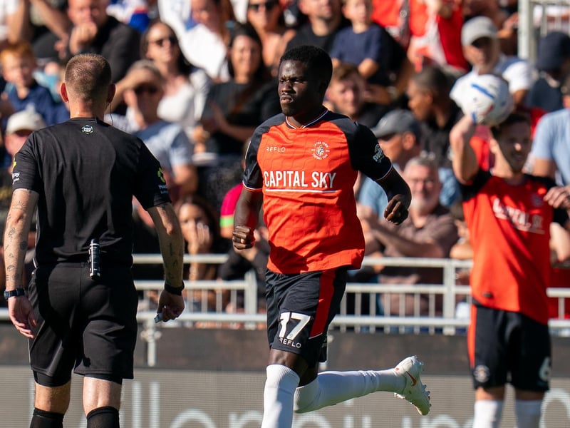 Sent on as Luton's last throw of the dice as he replaced Odoffin, but no real opportunity to show just what he could do, heading over the left flank where he was well marshalled by a Stevenage defence who had the bit between their teeth.