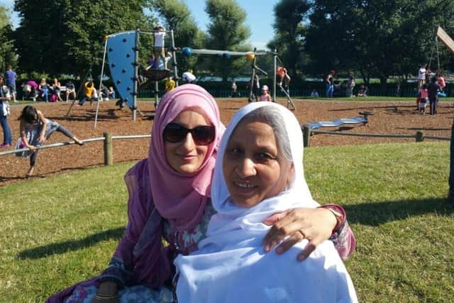 Shazia Afzal and her mother