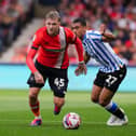Town wingback Alfie Doughty looks to get forward against Sheffield Wednesday - pic: David Horn / PRiME Media Images