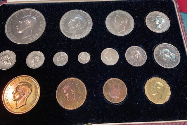 Some of the coins found stashed in the house. PIC: Hanson Ross