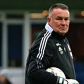 Former Luton keeper Andy Dibble at Kenilworth Road with Cardiff earlier this season