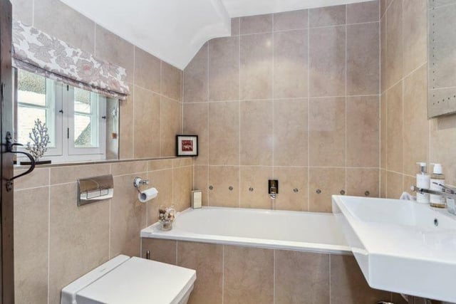 The home has both family bathrooms and an en suite from the master bedroom