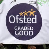 An Ofsted banner (Photo by Carl Court/Getty Images)